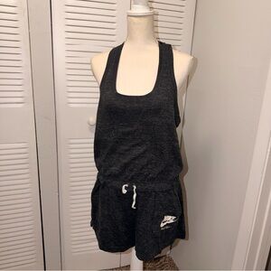Nike Charcoal Sleeveless Romper W/Pockets Size L (B1P29)